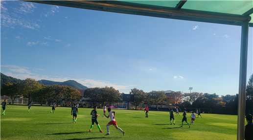 제44회 전국장애인체육대회 청각축구 경기 모습